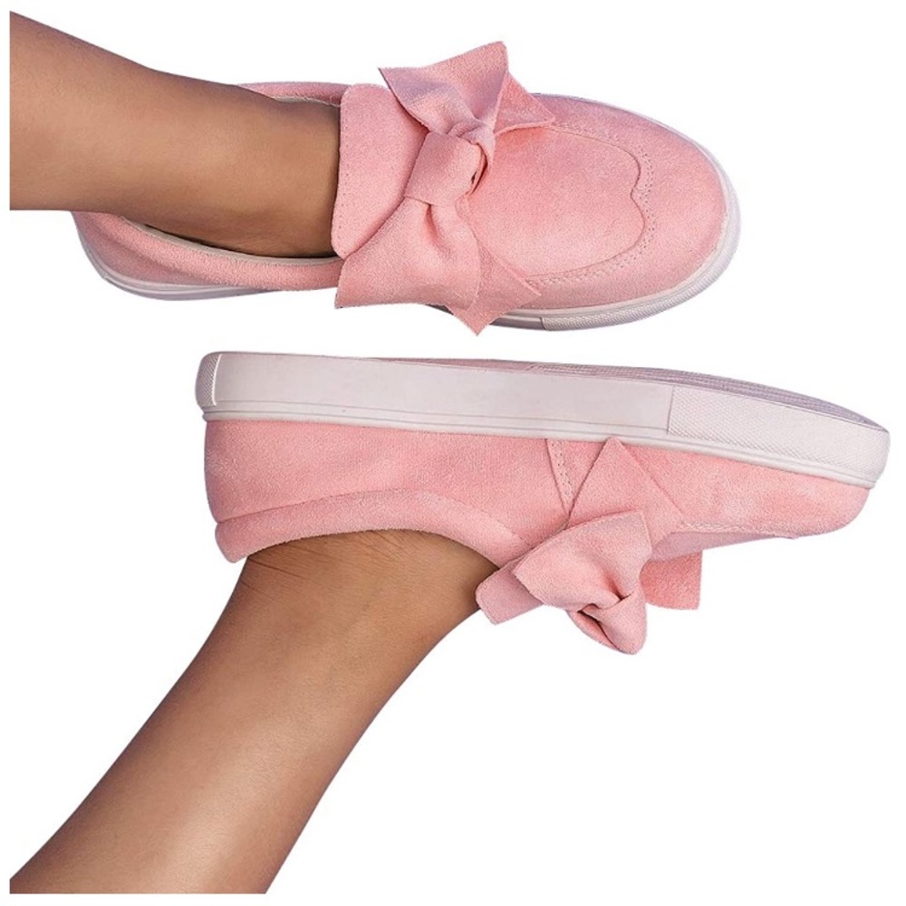 Pink loafers with Cute bow 🎀 - Picture 2 of 3